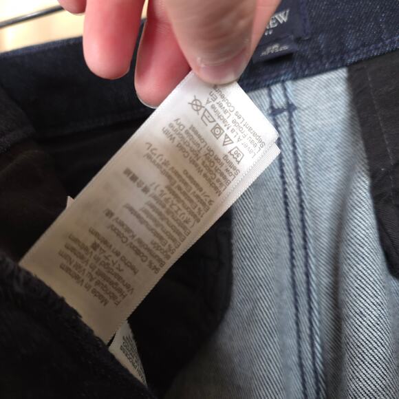 J. Crew Denim trouser pant in signature stretch in dark wash Size 28 - Picture 10 of 11